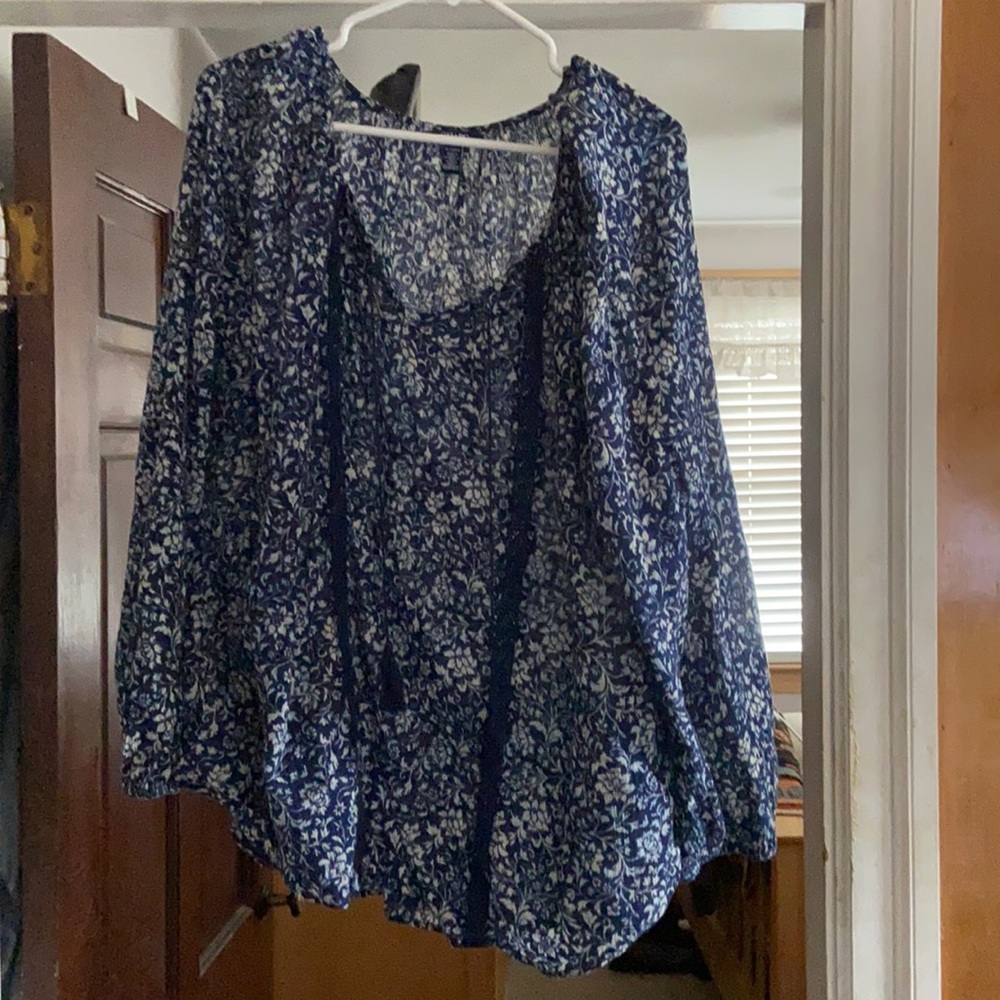 Linen blouse.